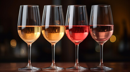 Fototapeta premium glass of wine HD 8K wallpaper Stock Photographic Image 