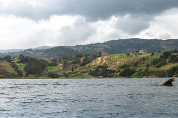 Lago de Tota en Boyacá Colombia