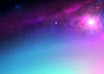 Fototapeta premium Space futuristic bright background ,Generative AI