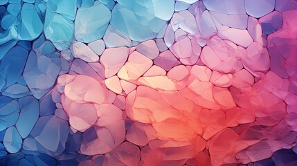 Digital Art of cracked ice texture gradient background