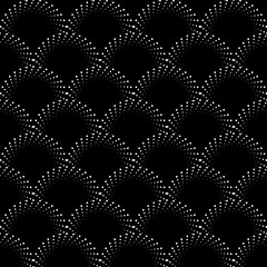 Vector seamless texture. Modern geometric background. Grid of dots.