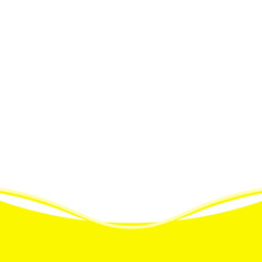 yellow banner and bottom bar