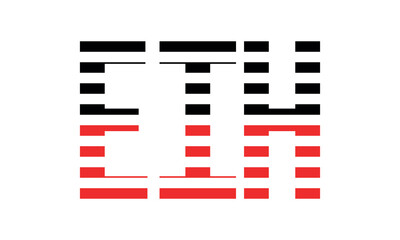 EIH three initial letter iconic line negative space minimal logo design vector template. monogram, abstract, wordmark, business, typography, minimalist, brand, company, flat, modern, unique, simple