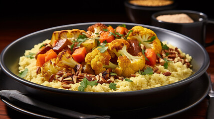 rice with vegetables HD 8K wallpaper Stock Photographic Image 