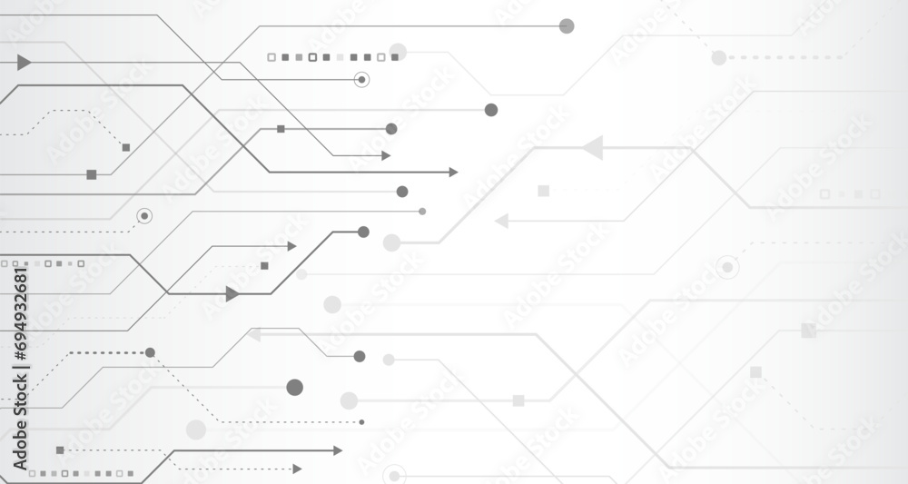 Aufkleber hi-tech communication design. electronic vector illustration. abstract modern digital science techno