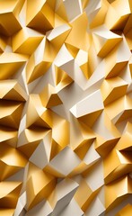 Abstract minimalism. Artistic geometric golden wallpapers, and wall art, Generative AI