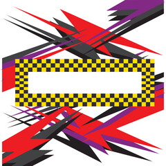 abstract background with thunder stripes