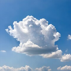 white cloud isolated on white