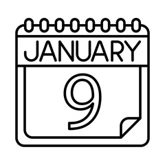 January Icon Design