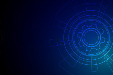 digital technology and engineering, digital telecoms concept, Hi-tech, futuristic technology background, vector illustration