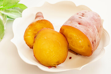 炊飯器で蒸した薩摩芋