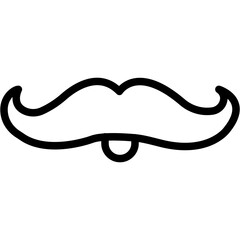 moustache vector design .svg