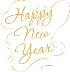 Happy New Year Celebration Text