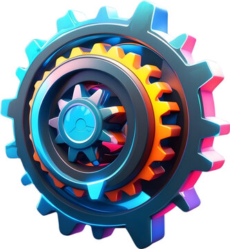 recommend clip art: gears and cogs wheel setting icon