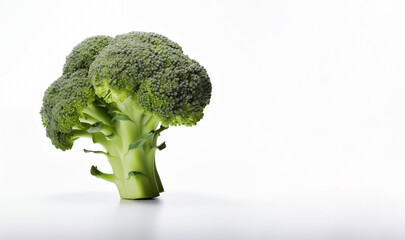 Broccoli isolated on white background 