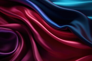 Obraz premium 3D render of silk satin