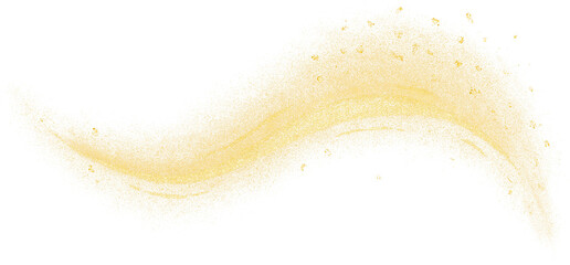 Gold glitter line curve abstract