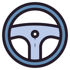 steering wheel icon