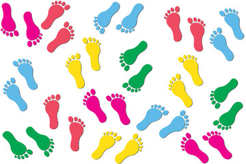 prints of foot png