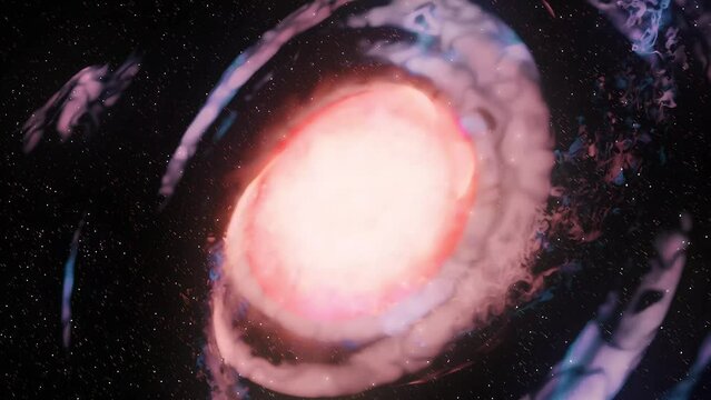Spiralgalaxie mit hellem Zentrum #4
