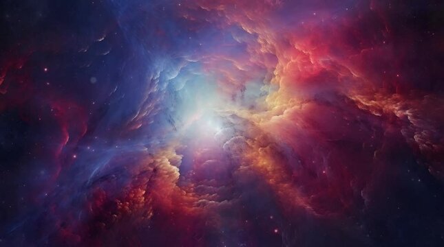 space galaxy Seamless looping animation video generative AI