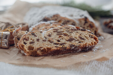 German Christmas pastries, zimtsterne, dresdner stoller, schoko lebkuchen