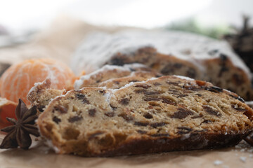 German Christmas pastries, zimtsterne, dresdner stoller, schoko lebkuchen