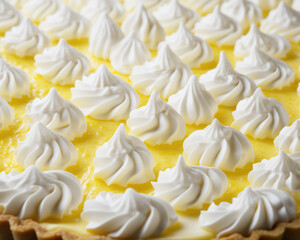 A Multitude of Delectable Lemon Meringue Pies, Showcasing Pastel and Bright Yellow Hues, Perfect for Any Patisserie Lover