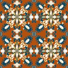 Seamless pattern with flowers