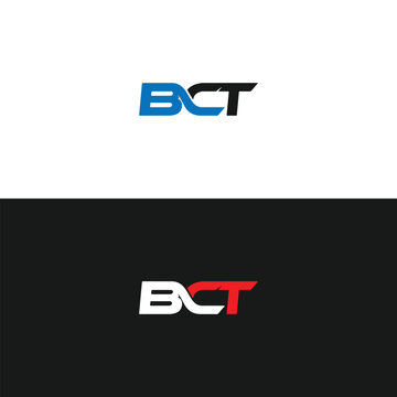BCT logo. B C T design. White BCT letter. BCT, B C T letter logo design. Initial letter BCT linked circle uppercase monogram logo.