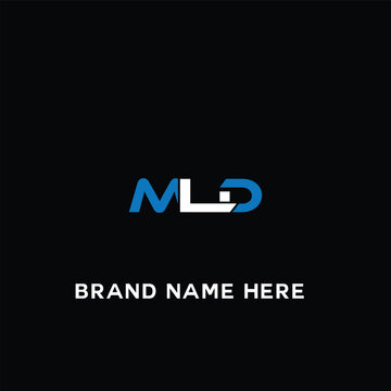 MLD logo. M L D design. White MLD letter. MLD, M L D letter logo design. Initial letter MLD linked circle uppercase monogram logo.