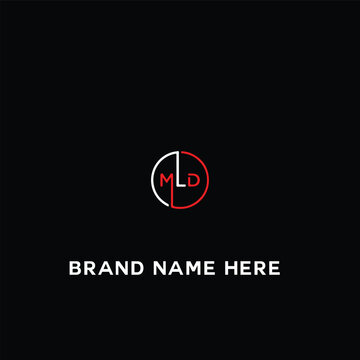 MLD logo. M L D design. White MLD letter. MLD, M L D letter logo design. Initial letter MLD linked circle uppercase monogram logo.