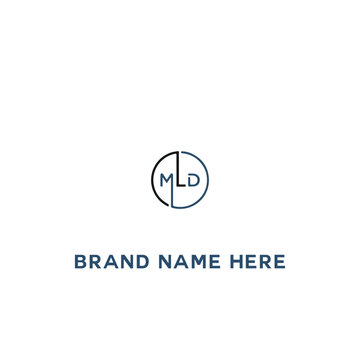 MLD logo. M L D design. White MLD letter. MLD, M L D letter logo design. Initial letter MLD linked circle uppercase monogram logo.