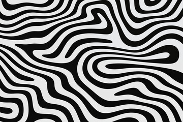 Optical illusions with constantly moving line. Seamless loop pattern
