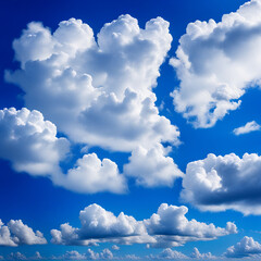 blue sky with clouds