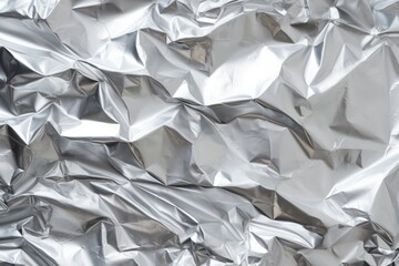 Silver tinfoil texture background