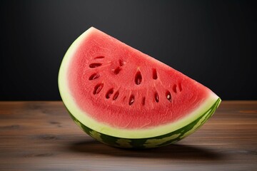 Watermelon isolated on white background, clipping path, full depth of field