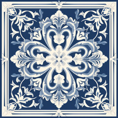Picture of floor tile pattern wall tiles Home decoration pattern or ceiling.