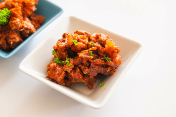 挽肉で作るチリソース