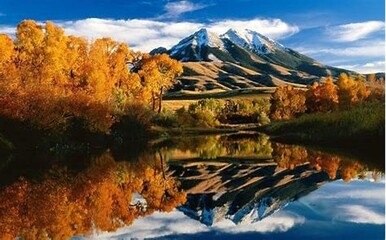 Obraz premium fall in the mountains