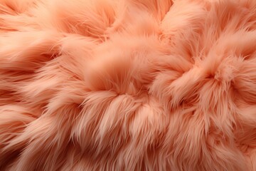 abstract background texture of fluffy delicate peach fur