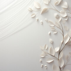 Paper feel, background, simplicity, white  created with Generative Ai