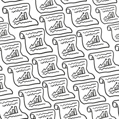 seamless pattern with business icon in flat style in vector. abstract image for website application wrapping, wallpaper, background, print