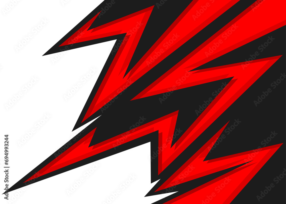 Poster abstract background with lightning arrow pattern