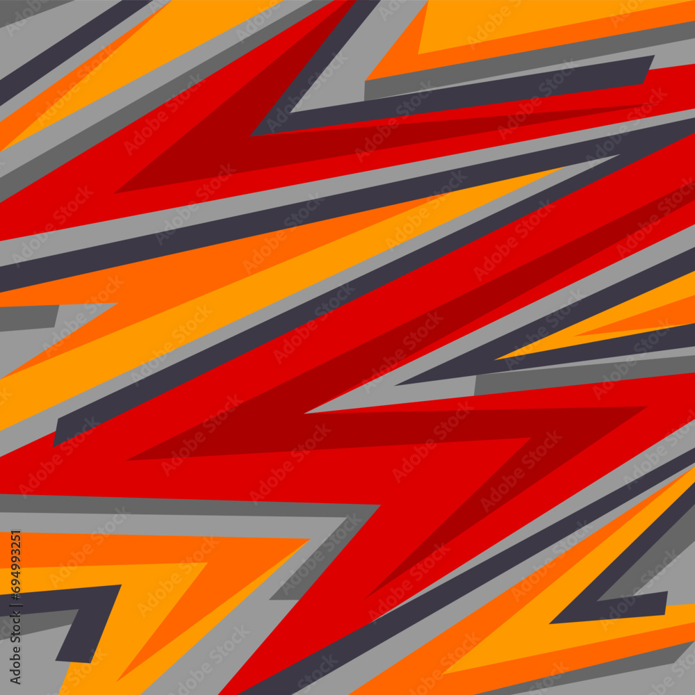 Poster abstract background with colorful overlapping triangular pattern