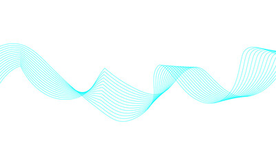 Abstract glowing wavy flowing dynamic smooth curve lines background. Digital future technology concept. Design for banner, flyer, cover, technology, science, data, brochure, magazine.