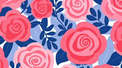 Beautiful rose pattern- background.