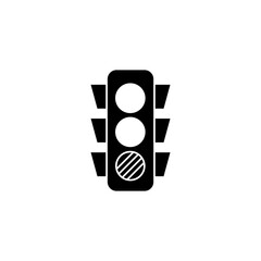 traffic light concept line icon. Simple element illustration. traffic light concept outline symbol design.