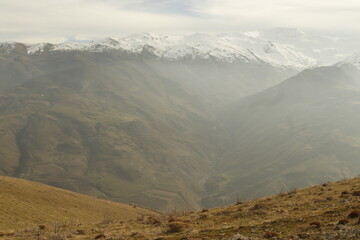 Fototapeta premium mountain and fog landscape