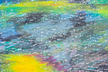 テクスチャー　背景　アブストラクト　海　新井　表面　クレヨン　抽象　空　絵画　絵　青空　光